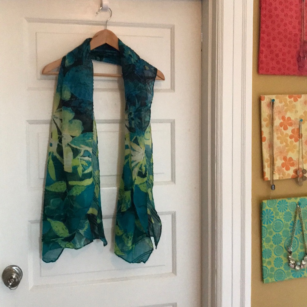 Chico’s floral scarf